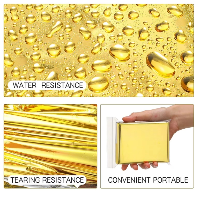 بطانيات طوارئ عاكسة للحرارة من - مراجعة Survival Blanket Reflective وسعره