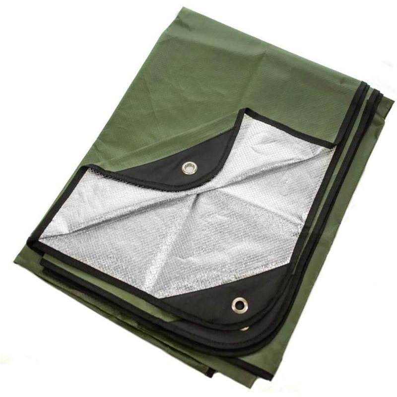 【مستلزمات السفر】بطانية عازلة ل - مراجعة Survival Blanket Reflective وسعره