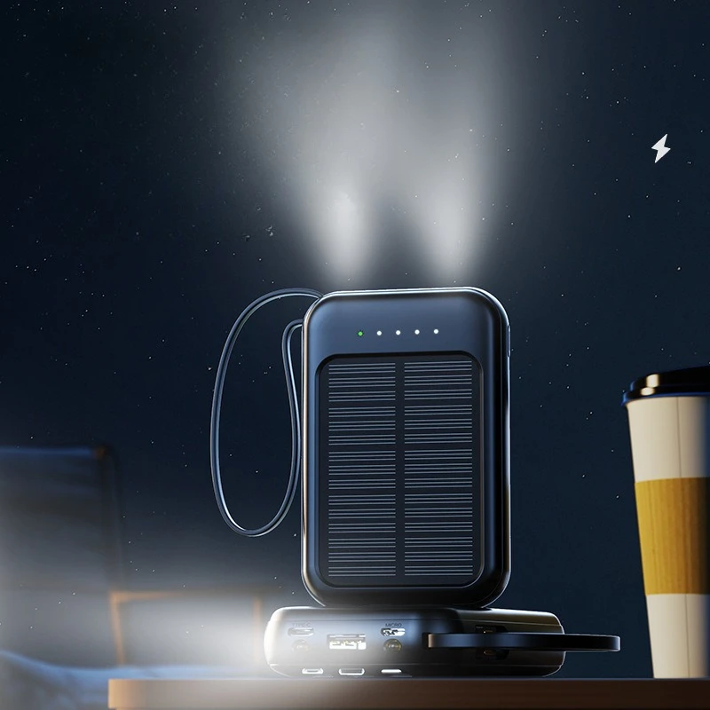 بنك طاقة يعمل بالطاقة الشمسية  - مراجعة Solar Emergency Charger وسعره