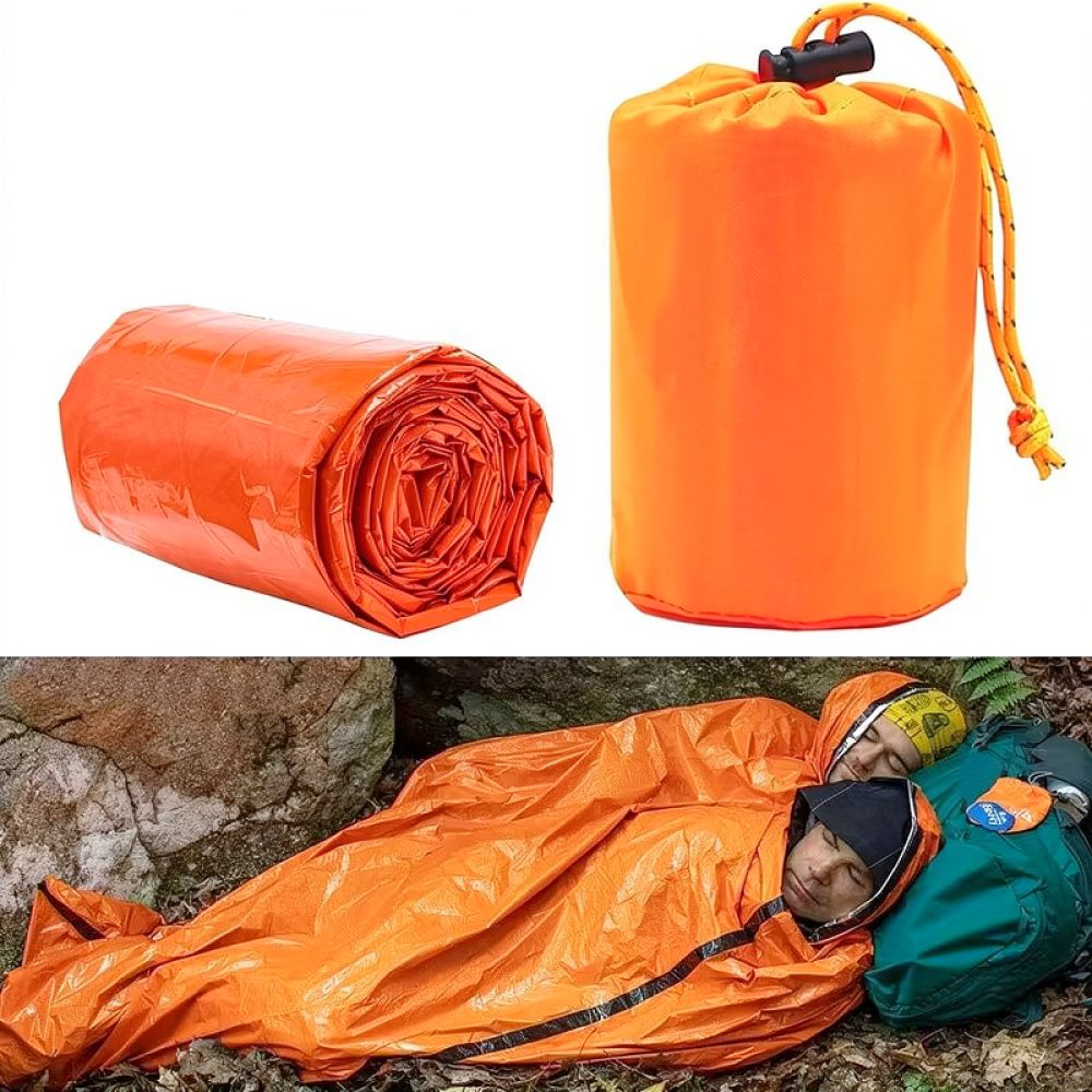 كيس نوم حراري محمول للاستخدام  - مراجعة Survival Blanket Reflective وسعره